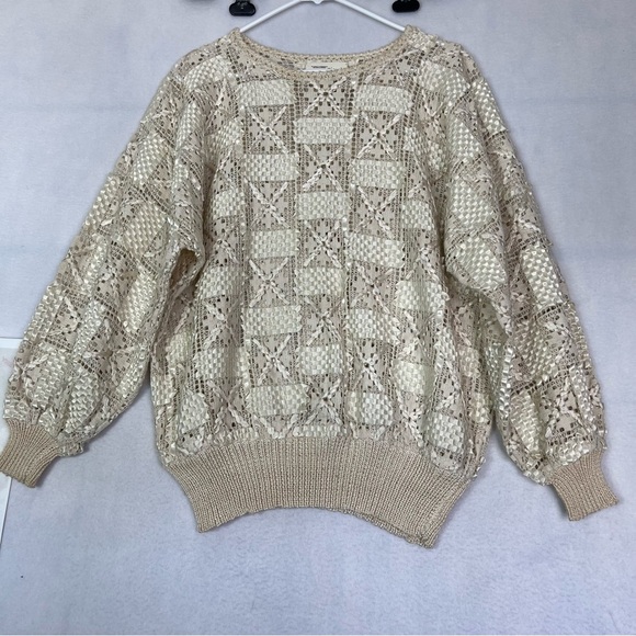 GUADALUPE CARDENAS Hand knitted women’s sweater hand made in Mexico - Picture 1 of 11